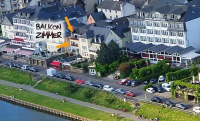 Blick auf Pension Regina aus der Vogelperspektive