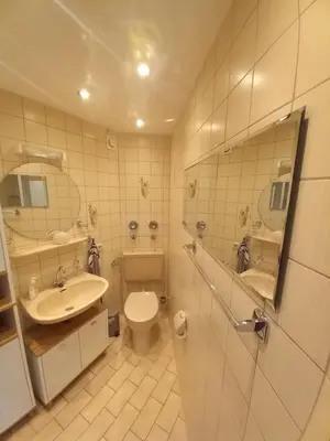 Ein Badezimmer in der Unterkunft Ferienwohnung Sophia