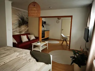 TV/Unterhaltungsangebot in der Unterkunft Ferienwohnung Landblick