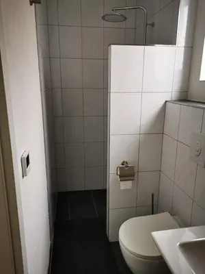 Ein Badezimmer in der Unterkunft Ferienwohnung Landblick