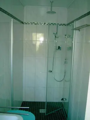 Ein Badezimmer in der Unterkunft Ferienwohnung Hilger