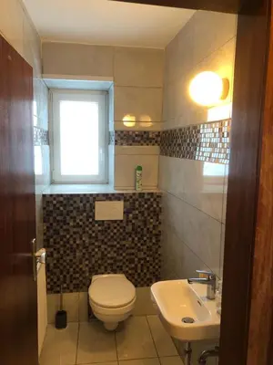 Ein Badezimmer in der Unterkunft Sinan's Bio Tourismus Farm Appartement