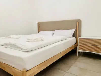 Ein Bett oder Betten in einem Zimmer der Unterkunft Moselblick II ad Reichsburg Parkplatz 100m Marktplatz