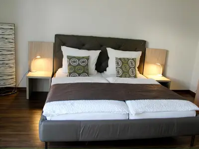 Ein Bett oder Betten in einem Zimmer der Unterkunft Gasthaus Wollscheid