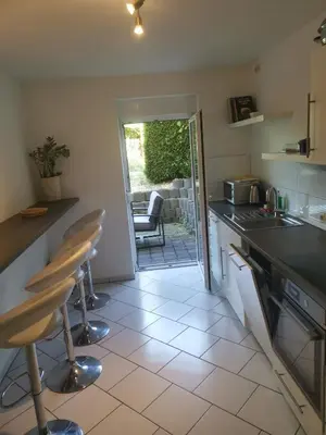 Küche/Küchenzeile in der Unterkunft Ferienwohnung Bella