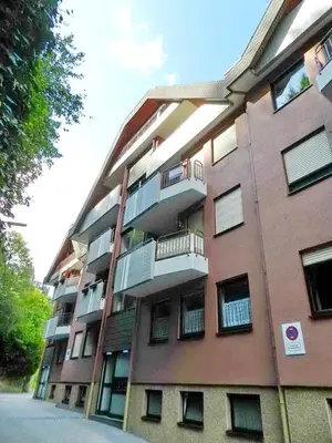 Das Gebäude in dem sich die Ferienwohnung befindet