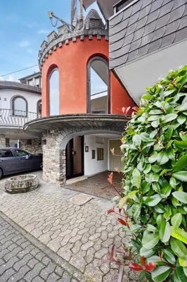 Das Gebäude in dem sich die Ferienwohnung befindet