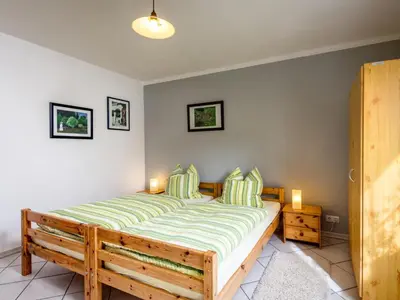 Ein Bett oder Betten in einem Zimmer der Unterkunft Apartment Kiefernweg by Interhome