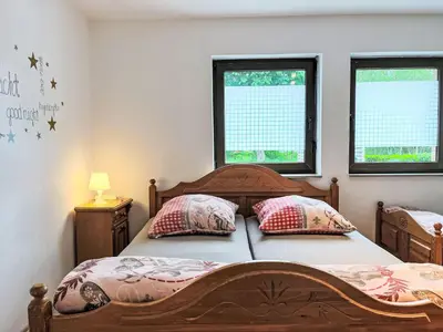 Ein Bett oder Betten in einem Zimmer der Unterkunft Apartment Ferienapartments Adenau-1 by Interhome