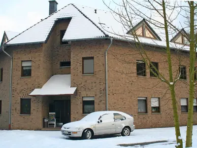 Das Gebäude in dem sich die Ferienwohnung befindet