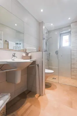 Ein Badezimmer in der Unterkunft Ferienwohnung Burgblick