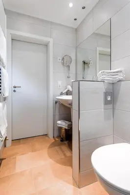 Ein Badezimmer in der Unterkunft Ferienwohnung Burgblick