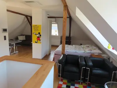 Ein Bett oder Betten in einem Zimmer der Unterkunft Wohlfühlen in Bad Ems