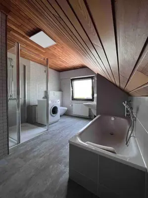 Ein Badezimmer in der Unterkunft Gasthaus Maarfeld Gerolstein