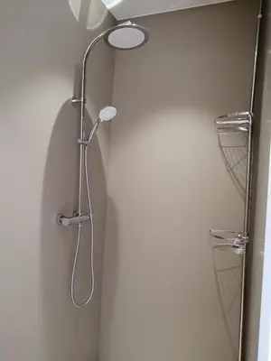 Ein Badezimmer in der Unterkunft KyllHof Angelsen