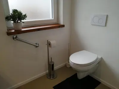 Ein Badezimmer in der Unterkunft KaalemHof Angelsen
