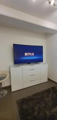 TV/Unterhaltungsangebot in der Unterkunft Ferienwohnung zentrale Lage