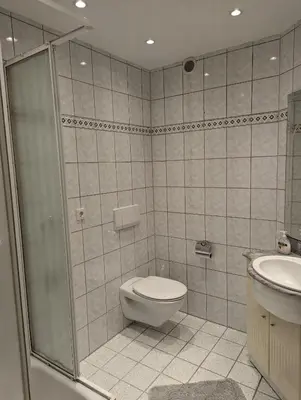Ein Badezimmer in der Unterkunft Tor zur Teufelsschlucht