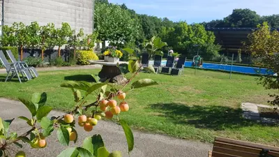 Ein Garten an der Unterkunft Tor zur Teufelsschlucht