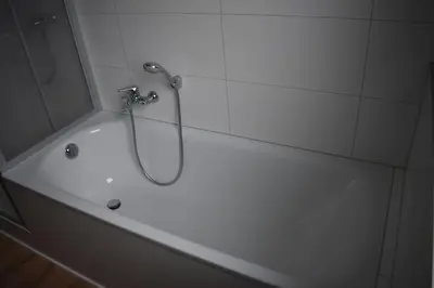 Ein Badezimmer in der Unterkunft Kleine Auszeit im alten Weingut