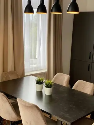 Ein Sitzbereich in der Unterkunft Ferienwohnung Castellino