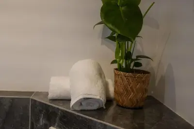 Grundriss der Unterkunft Boho Stil Wohnung mit Flussblick nahe Stadtzentrum