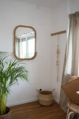 Grundriss der Unterkunft Boho Stil Wohnung mit Flussblick nahe Stadtzentrum