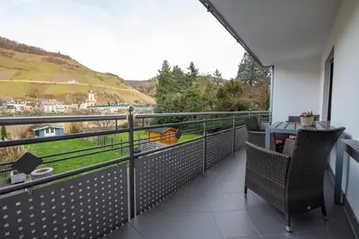 Ein Balkon oder eine Terrasse in der Unterkunft Ferienwohnung Cella II