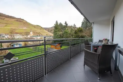 Ein Balkon oder eine Terrasse in der Unterkunft Ferienwohnung Cella II