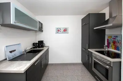Küche/Küchenzeile in der Unterkunft Ferienwohnung Cella II