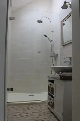 Ein Badezimmer in der Unterkunft Ferienwohnung Luna