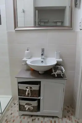 Ein Badezimmer in der Unterkunft Ferienwohnung Luna