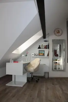 Ein Sitzbereich in der Unterkunft Ferienwohnung Luna