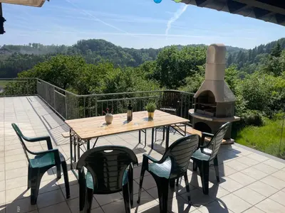Grundriss der Unterkunft Traumferienwohnung am Wald 1