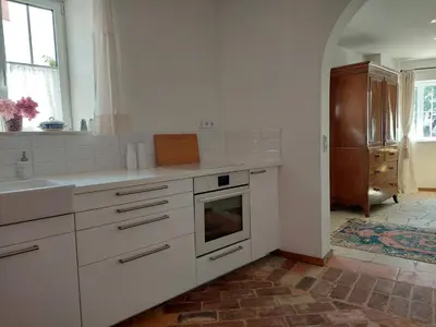 Küche/Küchenzeile in der Unterkunft Romantisches Ferienhaus in Moselnähe