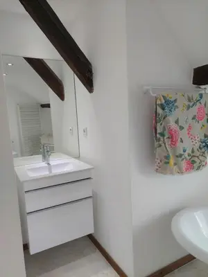 Ein Badezimmer in der Unterkunft Romantisches Ferienhaus in Moselnähe