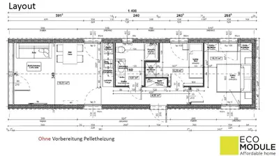Grundriss der Unterkunft Tiny Haus EMH Peterswald, Hunsrück
