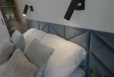 Ein Sitzbereich in der Unterkunft Tiny Haus EMH Peterswald, Hunsrück