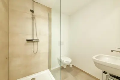 Ein Badezimmer in der Unterkunft Ferienhaus Bärenbrunnen
