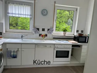 Küche/Küchenzeile in der Unterkunft Hettstein