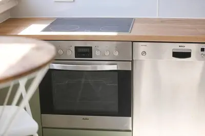 Küche/Küchenzeile in der Unterkunft Neue Wohnung in der Nähe von Trier