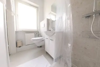 Ein Badezimmer in der Unterkunft Neue Wohnung in der Nähe von Trier