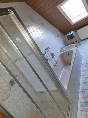 Ein Badezimmer in der Unterkunft Ferienwohnung Moselherz