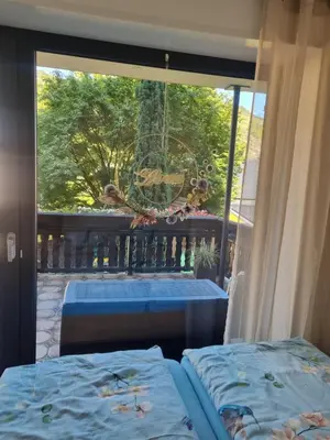 Ein Bett oder Betten in einem Zimmer der Unterkunft R(h)einzeit