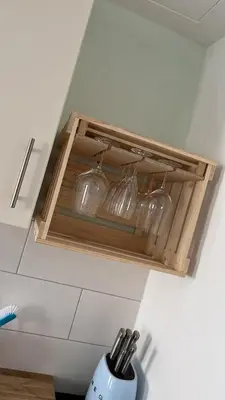 Küche/Küchenzeile in der Unterkunft Ferienhaus Ankerpunkt
