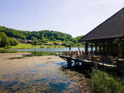 Naturlandschaft in der Nähe des Ferienhauses