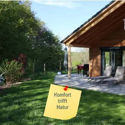 Traumweiler Ferienhäuser am Nationalpark Hunsrück Hochwald - barrierefrei -teilweise Hundefreundlich - privater Garten - Natur beginnt direkt am Haus
