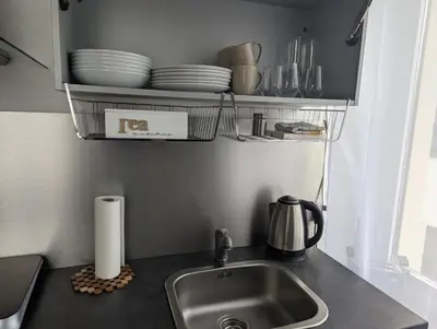 Küche/Küchenzeile in der Unterkunft Schönes Apartment am Rhein - Zentral