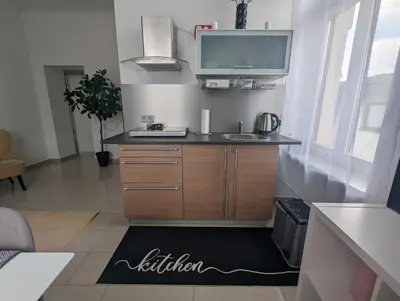 Küche/Küchenzeile in der Unterkunft Schönes Apartment am Rhein - Zentral