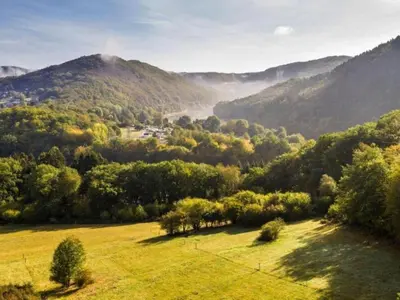 Naturlandschaft in der Nähe des Ferienhauses